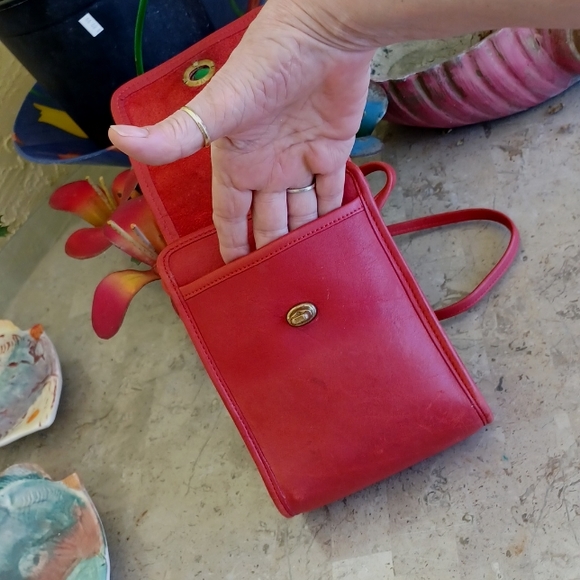 VINTAGE EARLY 1990's COACH SCOOTER BAG - Picture 10 of 17